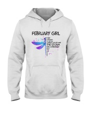 February Girl Hooded Sweatshirt front