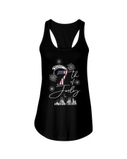Happy July 7 Ladies Flowy Tank tile