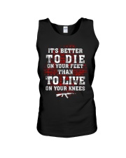 It's Better To Die Unisex Tank tile