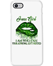 June Girl Phone Case tile