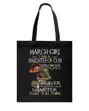 March Girl Tote Bag tile