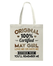 May Girl Tote Bag tile