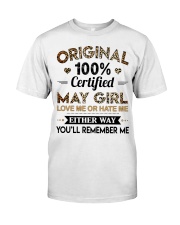 May Girl Classic T-Shirt front