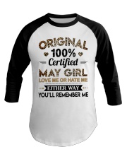 May Girl Baseball Tee tile