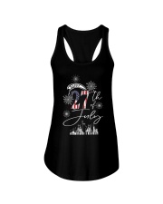 Happy July 27 Ladies Flowy Tank tile
