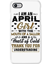 April Girl Phone Case tile