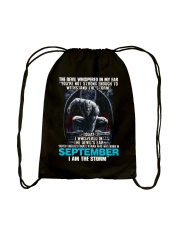 September Man Drawstring Bag tile
