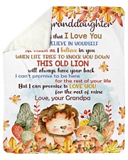 To My Granddaughter - Grandpa Sherpa Fleece Blanket tile
