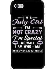 July Girl Phone Case tile