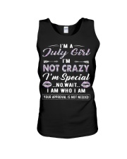 July Girl Unisex Tank tile