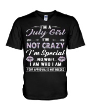 July Girl V-Neck T-Shirt tile