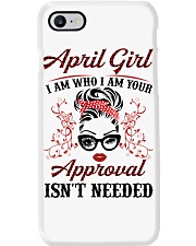 April Girl Phone Case tile