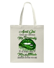 April Girl Tote Bag tile