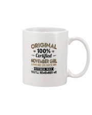 November Girl Mug tile