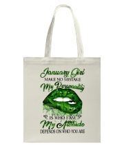 January Girl Tote Bag tile