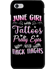 June Girl Phone Case tile