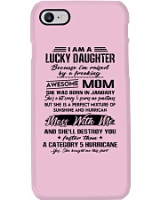 I Am A Lucky Daughter Phone Case tile