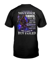November Man Classic T-Shirt back