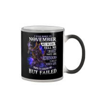 November Man Color Changing Mug tile