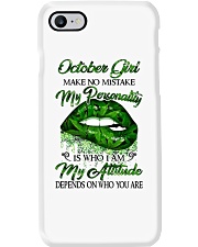 October Girl Phone Case tile
