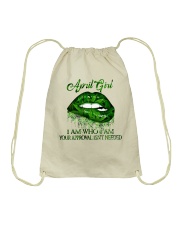 April Girl Drawstring Bag tile