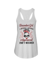 December Girl Ladies Flowy Tank tile