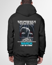 March Man Hooded Sweatshirt garment-hooded-sweatshirt-back-01