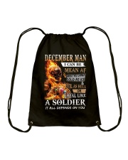 December Man Drawstring Bag tile