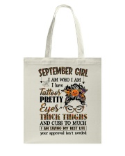 September Girl Tote Bag tile