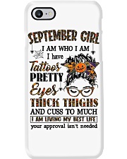September Girl Phone Case tile