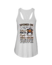 September Girl Ladies Flowy Tank tile