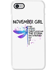 November Girl Phone Case tile