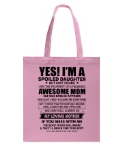 10 yes i am daughter little girl Tote Bag tile