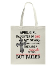 April Girl Tote Bag tile