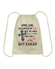 April Girl Drawstring Bag tile