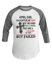 April Girl Baseball Tee tile