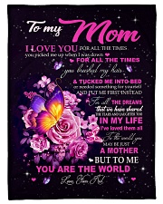 Blanket To My Mom Small Fleece Blanket - 30" x 40" front