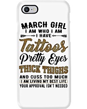 March Girl Phone Case tile