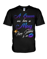 May Girl V-Neck T-Shirt tile