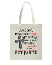 June Girl Tote Bag tile