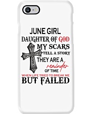 June Girl Phone Case tile