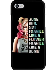 June Girl Phone Case tile