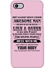 I'm The Luckiest One 8 Phone Case tile