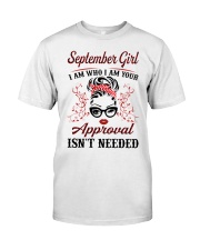 September Girl Classic T-Shirt front