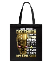 December Man Tote Bag tile