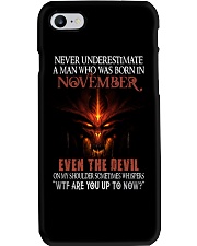 November Man Phone Case tile