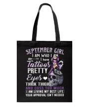 September Girl Tote Bag tile