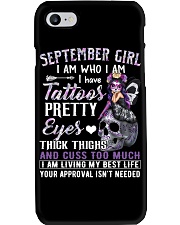 September Girl Phone Case tile