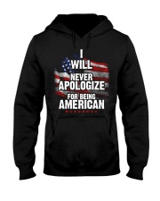 I Will Never Apologize Hooded Sweatshirt tile