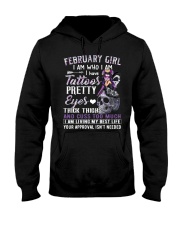 February Girl Hooded Sweatshirt front